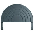 thumbnail image 5 of Headboard, Queen, Blue, Velvet, Hotel Bedroom, Modern Contemporary, HB38128, 5 of 7