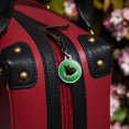 thumbnail image 2 of Black Cat Sitting on Feathers Jacket Handbag Purse Luggage Backpack Zipper Pull Charm, 2 of 4