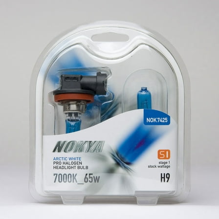 Nokya H9 Arctic White Stage 1 7000K Pro Halogen Headlight / Fog Light Car Light Bulb Replacement One Pair NOK7425