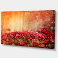 thumbnail image 2 of Spring Little Flowers at Sunset - Large Floral Canvas Artwork, 2 of 4