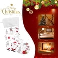 thumbnail image 4 of GZHJMY Christmas Stockings 2PCS,Cute Christmas Elements Big Xmas Stockings Gift Decorations and Party Supplies,Used for Fireplace Decoration Socks Christmas Tree Decoration, 4 of 7