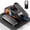 Black Orange, variant on Under Desk Elliptical Exercise Machine for Seniors,Portable & Quiet Electric Leg Exerciser While Sitting, Seated Pedal Exerciser with Remote Control & 12 Adjustable Speeds White