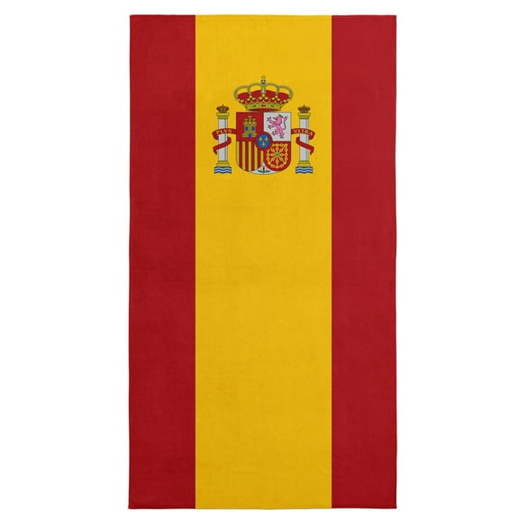 Spain Flag Beach Towel 30x60 inches