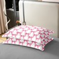 thumbnail image 3 of Erosebridal Pink Bowknot 100% Cotton Duvet Cover Full Teens Adult,Oil Painting Bow Bedding Set,Fantasy Princess Quilt Cover(No Comforter), 3 of 5