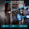 thumbnail image 2 of Rotomartillo Seesii 1500 W 6 J SDS-Plus 4 funciones, 2 of 9