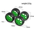 thumbnail image 3 of HSP 1/10 HSP 94107/94166/94106/94155 off-road vehicle wear-resistant tire 85 outer diameter R109, 3 of 5