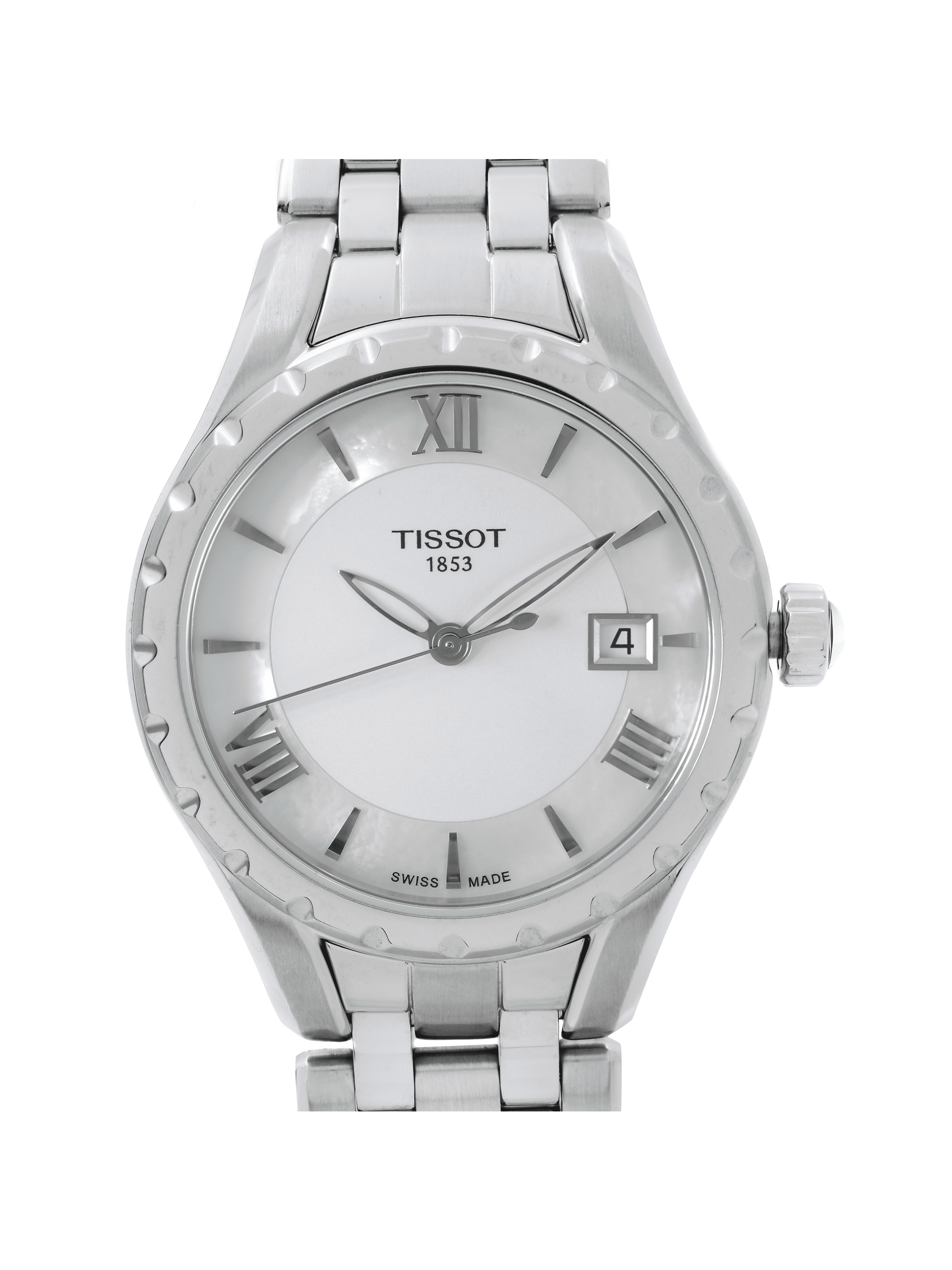 Tissot T Lady Stainless Steel MOP Dial Quartz Ladies Watch T072