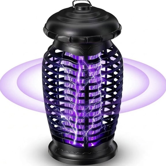 Electric Bug Zapper Indoor/Outdoor, 4200V High Powered Mosquito Zappers Killer, Waterproof Insect Fly Swatter Zapper Mosquito Trap Outdoor, Fly Traps, Insect Killer for Home,Garden,Backyard, Camping