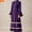 Purple, variant on JOANKDMI Gothic Priest Vampire Costume Women Long Robe Trench Coat with Cross Details and Bell Sleeves for Roleplay Themed Party Halloween Outfit