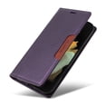 thumbnail image 6 of For Samsung Galaxy S21 Ultra Flip Wallet Case,[RFID Blocking]PU Leather Magnetic Folio Cover,With Card Slots,Flip Folding Kickstand,Shockproof TPU Anti-fall Rugged Phone Case Cover,Purple, 6 of 9