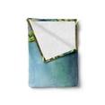 thumbnail image 2 of Peace Garden Soft Flannel Fleece Blanket, Pink Flower Spa Stones and Bamboo Tree on the Water Relaxation Theraphy Peace, Cozy Plush for Indoor and Outdoor Use, 50" x 70", Multicolor, by Ambesonne, 2 of 5