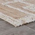 thumbnail image 4 of Pemberly Row 108 x 144" Abstract Geometric Wool Area Rug in Natural/Ivory, 4 of 4