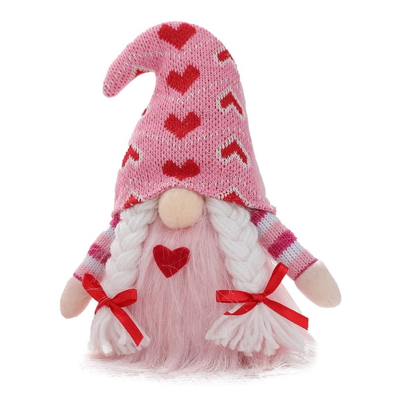 Valentines Day Gnome Plush - Mr and Mrs Scandinavian Tomte Elf Decorations - Stuffed Plush Ornaments - Swedish Tomte Dwarf Figurines Table Gnomes Decor Gifts Presents