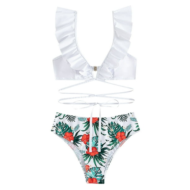 SOOMLON Women Bathing Suits 2023 Slim Tummy Control Swimsuit Push Up Swimwear Summer Swimwear