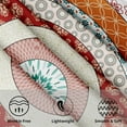 thumbnail image 3 of Boho Tablecloth Round 60 Inch - Floral Table Cloths Bohemian Circle Table Cover for Party Picnic Kitchen Dining Room, 3 of 7