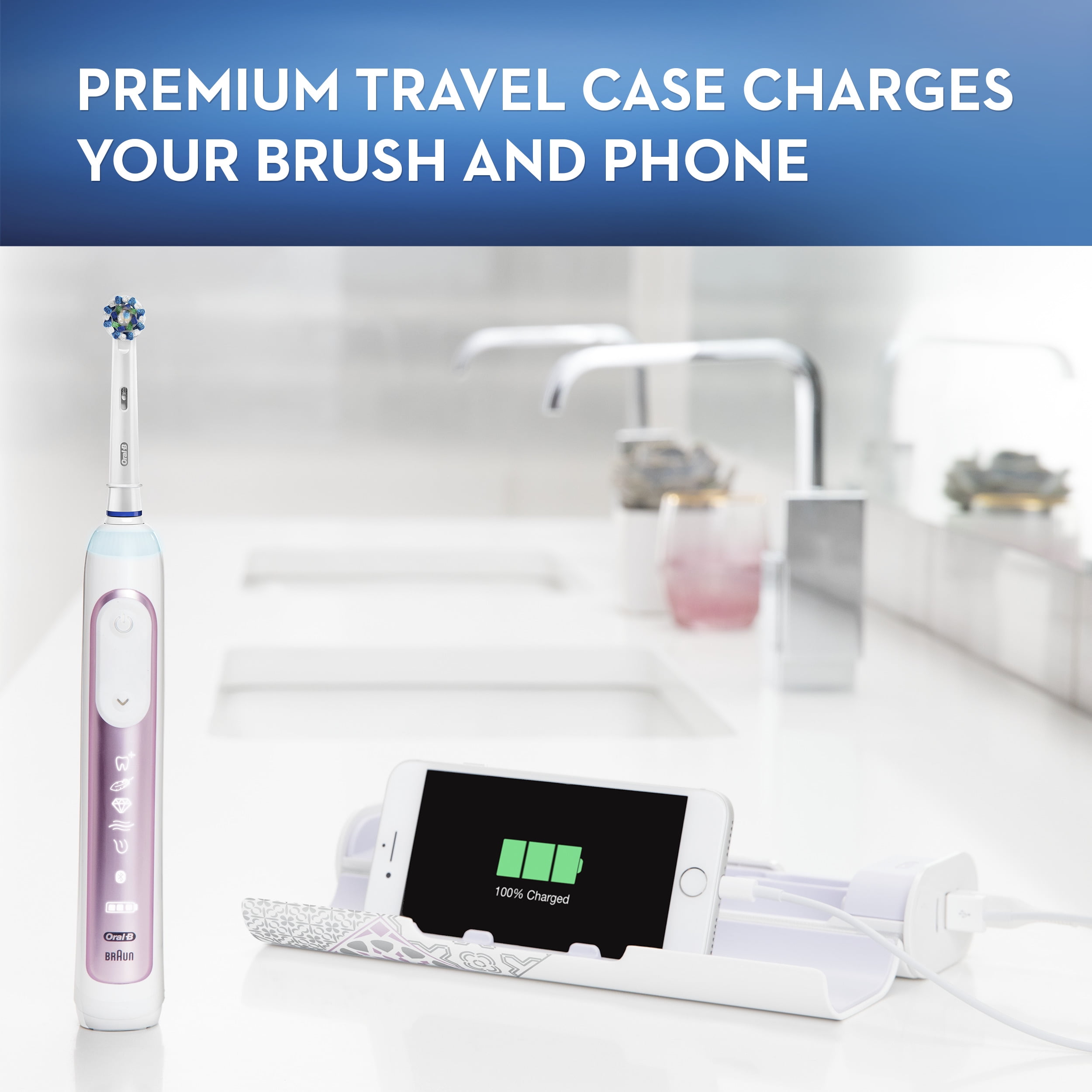 Oral-B Genius X Luxe Rechargeable Electric Toothbrush With