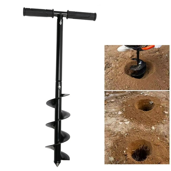Bit Hand Operated Auger Drill Bit T Shaped Cold Rolled Steel Garden Auger Drill Bit Manual Hole Auger Drill Digger Bit