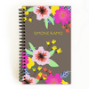 Personalized Back To School 5 x 8 Notebook - Color Burst