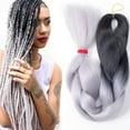 thumbnail image 5 of Happydeer Gradient Color Wig Women Fashion Braided Hair Extension for Club, 5 of 13