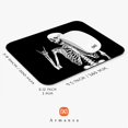 thumbnail image 2 of Square Mouse Pad Skull Human Skeleton, Personalized Premium-Textured Mouse Mat Design , Washable Mousepad Lycra Cloth , Non-Slip Rubber Base Computer Mouse Pads for Wireless Mouse, 2 of 5
