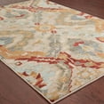 thumbnail image 5 of Style Haven  Sierra Overscale Traditional Rug 1'10" x 3' Abstract, Tribal 2' x 3' Accent, Indoor Entryway, Bathroom, Bedroom Orange Rectangle, 5 of 5