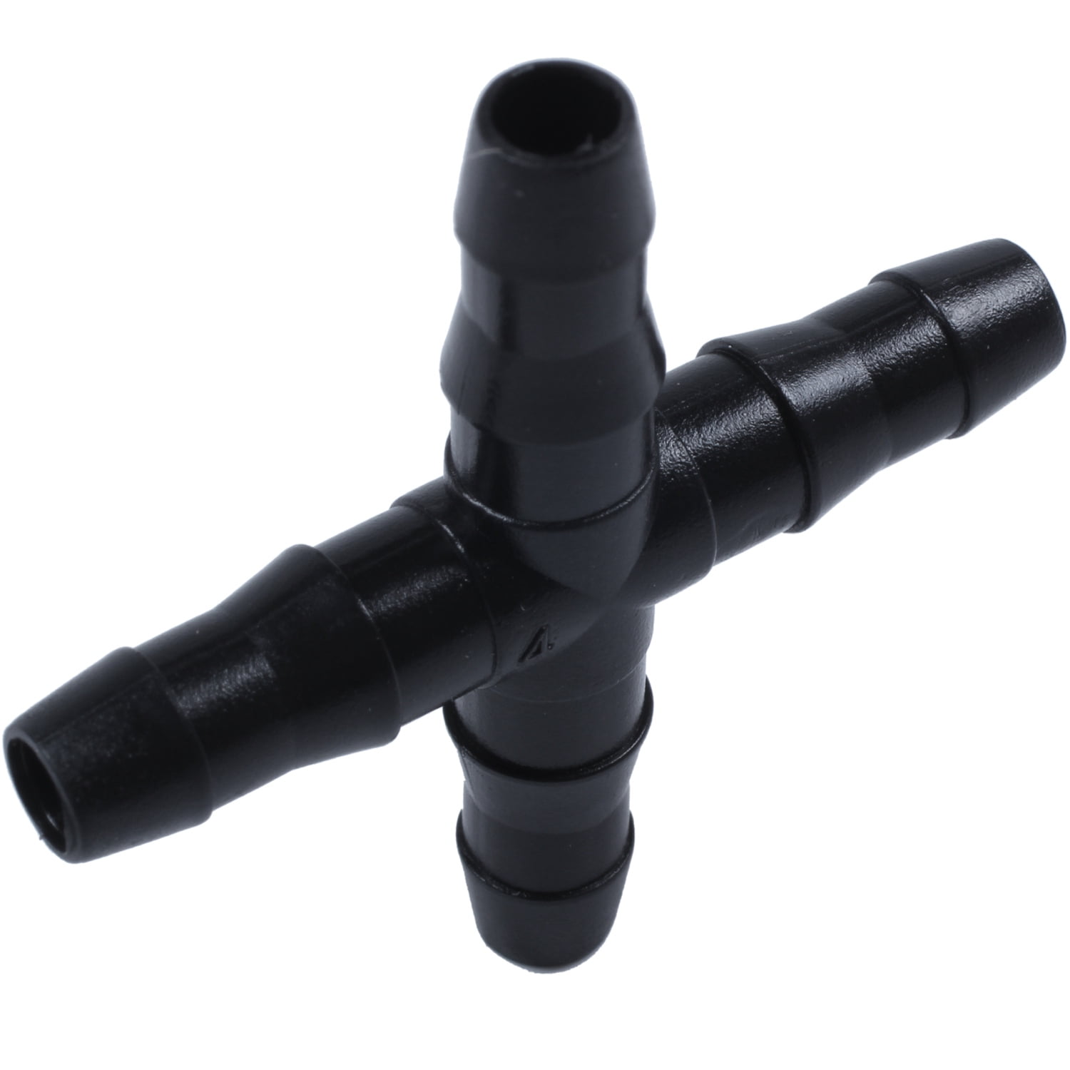20 Pcs Black Sprinkler Irrigation Tee Pipe Barb Hose Fitting Joiner Drip SyG5P8 