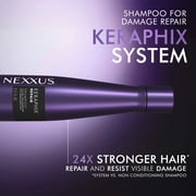 Nexxus Keraphix Shampoo for Damaged Hair Powered by Keratin Resistance Therapy with Liquid Crystal Amino Acids for Damage Repair, 8.5 Fl oz