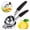 Black, variant on Lemon Squeezer Extra Large, Lemon Squeezer Juicer Stainless Steel, Heavy Duty Manual Citrus Juicer Hand Press