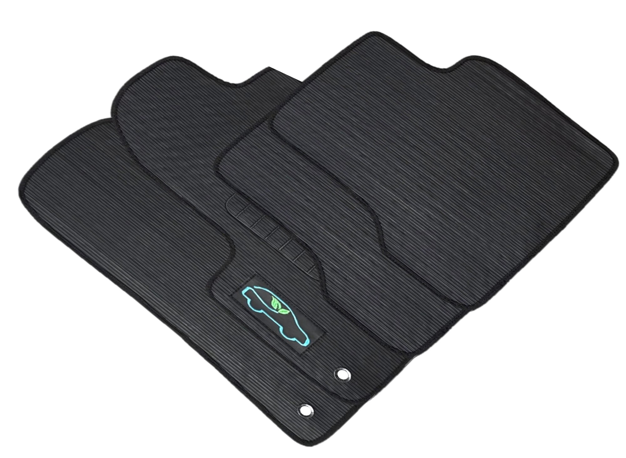 All Weather Floor Mats Custom Fit for 2014 to 2023 Jeep Cherokee - Perfect Fit with Anchoring System - ecoMats