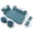 4, variant on Bear-shaped car inflatable bed with soft flocked surface, anti-roll guards and ergonomic backrest. Foldable for sedans and SUVs, perfect for travel and camping.