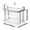 Black - L, variant on Clear Storage Box with Zipper Lid Handle for Bedding Seasonal Clothes Blankets Home, Gifts For Friends, Foldable Organizer Bag, 12.6"x9.45"x9.84" (M), Gray