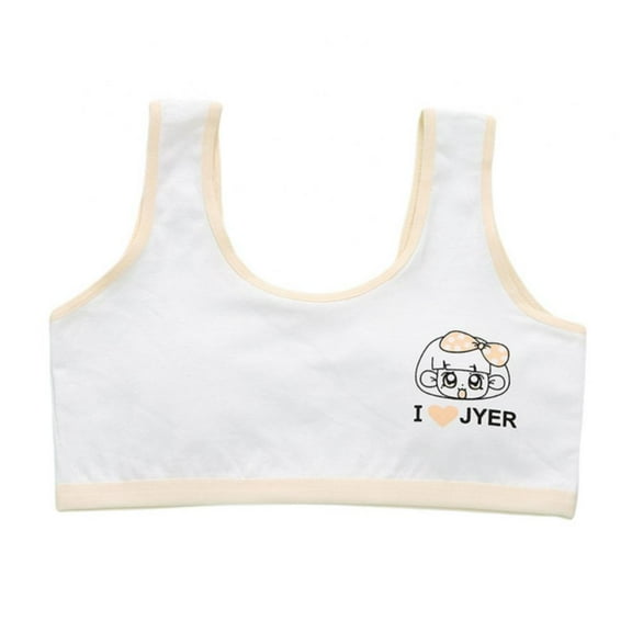 Bra for Girls 7-12 years Underwear Tops for Teens Cotton Kids Girl Sports Bra Children Sport Training Bras Tank Children Undies