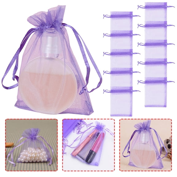 Under $5 10X Dark Purple Organza Gift Bags,10 Pieces Of Exquisite Dark Purple Organza Gift Bags 7X9Cm,7Cm 9Cm X Favour Dark Pack 10 Bags And Housekeeping & Organizers