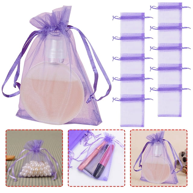 Home Textile Storage Clearance 7Cm 9Cm X Gift Favour Dark Purple Pack 10 Bags And Housekeeping & Organizers, Home Textile Home Textile Storage