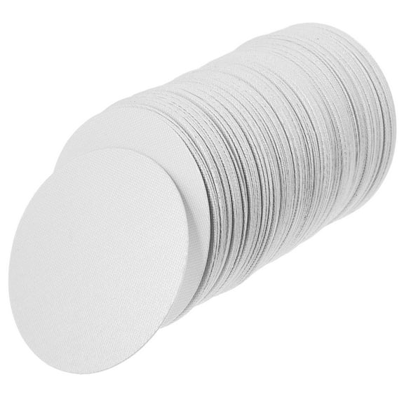 Silver Aluminum Foil Sealing Liners for Bottles 100 Pieces Easy to Use for 8-8.9cm PE Plastic