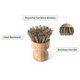 thumbnail image 2 of Paquete de 3 cepillos de bambú para platos con cerdas de origen vegetal, cepillo de bambú para fregar para limpiar platos, ollas, sartenes y, 2 of 5