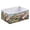 A Charming Painting Of Houses Flowers Gardens, variant on Fabric Storage Bins Foldable Cube For Home Organization Baskets Magenta Flower