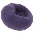 thumbnail image 1 of OULII Soft Inflatable Air Lounger Dark Bag Chair for Camping and Home, 1 of 8