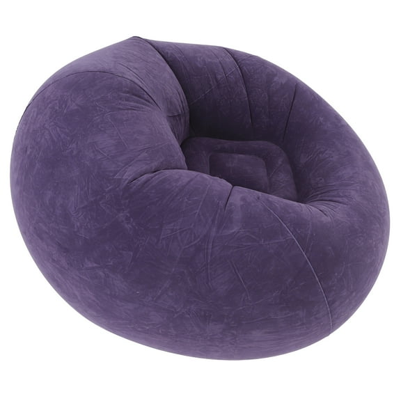 Raindrops MLINS Lazy Inflatable Sofa with Air Pump Foldable Lounge Chair Single Person Plush Sofa Inflatable Outdoor Chair for Camping and Picnic