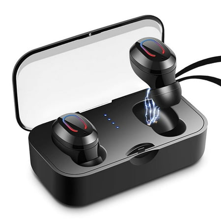Wireless Earbuds, Bluetooth 5.0 True Wireless Bluetooth Earphone 36H Playtime 3D Stereo Sound in-Ear Wireless Headphones with Charging Case, Built-in Microphone for Running (Best True Wireless Earbuds For Working Out)