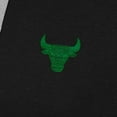 thumbnail image 4 of Men's Antigua Black Chicago Bulls St. Patrick's Day Victory Raglan Pullover Hoodie, 4 of 4