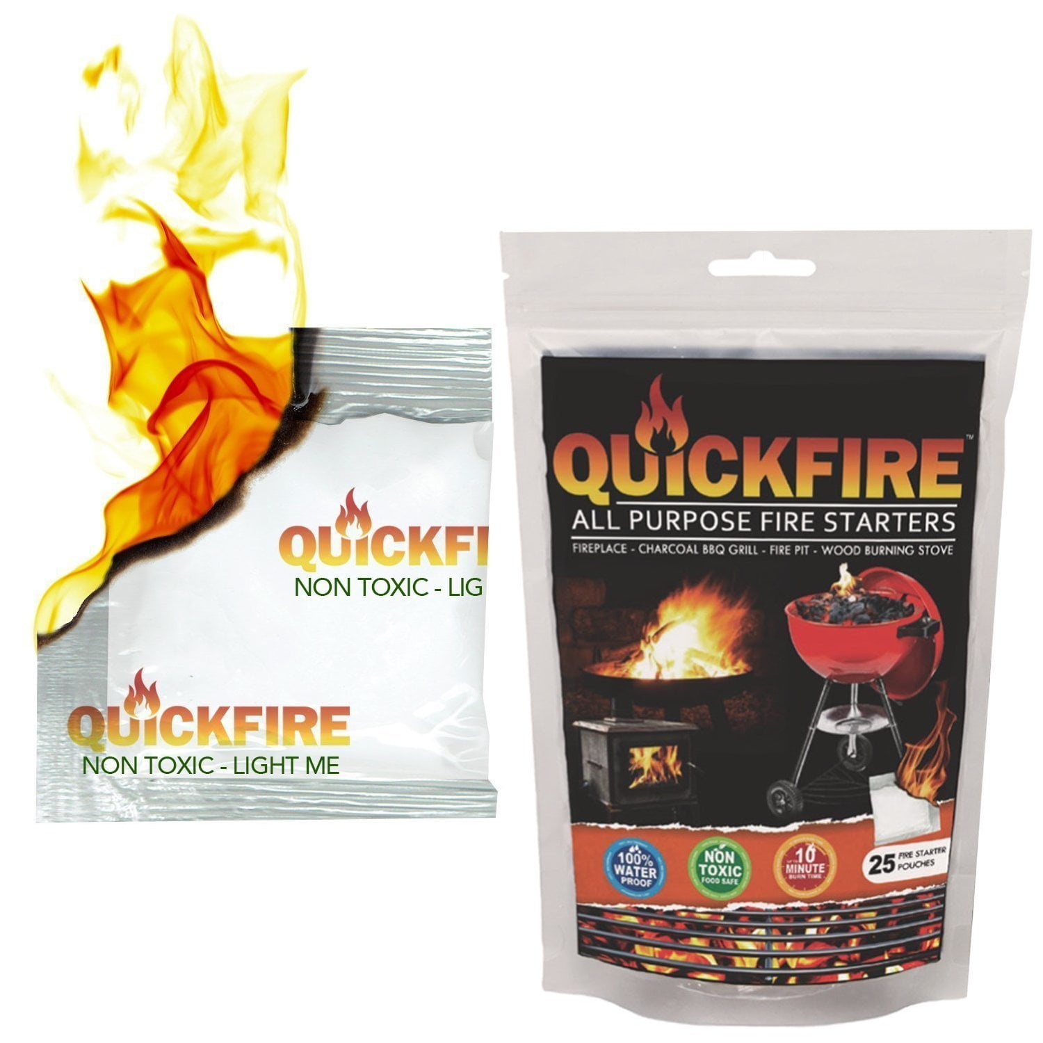 QuickFire, Instant Fire Starters. Voted 1 Camping And Charcoal BBQ