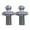 Gray, variant on 2Pcs Marine Snaps Fastener Copper Screws For Canvas Boats Truck Rv Yacht Covers