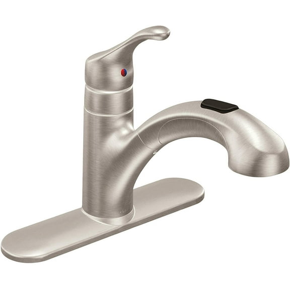 Moen CA87316SRS Pullout Spray Faucet from the Renzo Collection, Spot Resist Stainless