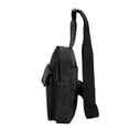 thumbnail image 2 of LAVA Small Sling Bag for Men Women Crossbody Canvas Backpack Waterproof Chest Bag for Cycling Hiking (Black), 2 of 11