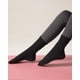 thumbnail image 5 of Calcetines de pilates REACH STAR, 4 pares, antideslizantes, con volantes, negros, 5 of 6