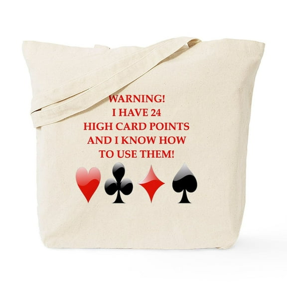 CafePress - Bridge Joke Tote Bag - Unisex Canvas Tote Bag, Beige, 1-Piece