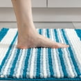 thumbnail image 4 of Ultra Soft Chenille Bathroom Rug, Dry Fast Non Slip Bathmat, Turquoise 26 x 44 inches，1 Pack, 4 of 4