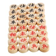 Optima 3x32 Pieces Traditional Xiangqi Chess Pieces Xiangqi Games Pieces for All Ages 3 Pcs