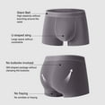 thumbnail image 6 of Gapacks Big & Tall Men's Cotton Boxer Briefs - 3XL Dark Gray, 1 Pack - Comfortable Breathable Everyday Plus Size Underwear, 6 of 6